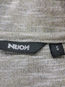 Gray Blazer with Zipper Detail