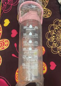 Motivational Water Bottle with Time Marker