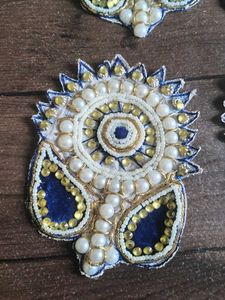 Set of 4 Embroidered Patches