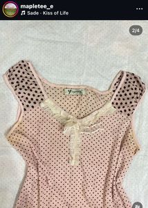 pink y2k top