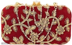 Velvet Box Clutch