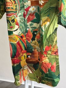 Men's Tropical Print Short Sleeve Shirt