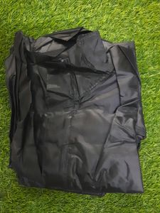 💥Black Rain Coat With Lower  CapWithin