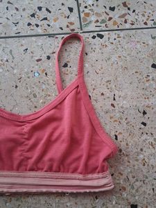 Coral Pink Sports Bra