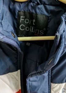 clearance sale Navy Blue Puffer Jacket