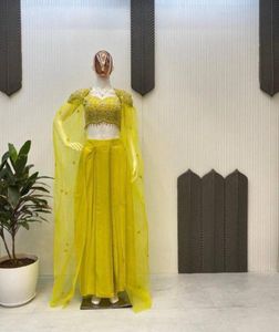 Bright Yellow Two-Piece Set
