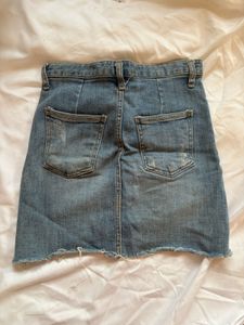 Denim Mini Skirt