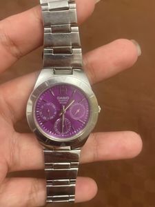 Casio Women's Watch - Purple Dial