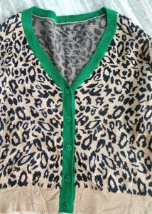 Leopard Print Cardigan
