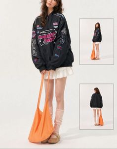Retro Racing Bomber Jacket