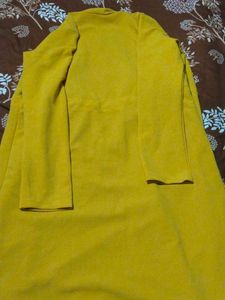 Yellow Kurta with Elegant Detail