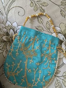 Exquisite Beaded Potli Bag