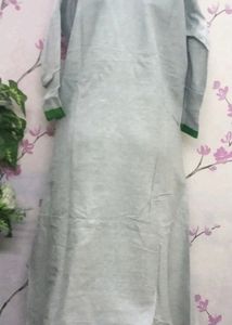 Frock silver 1 piece latest embroidery work design