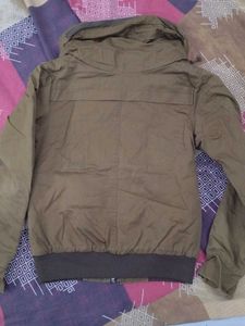 Olive Green Hooded Jacket