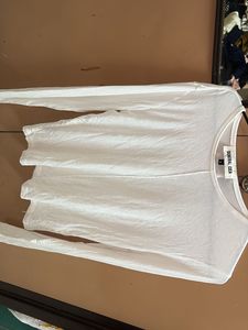 General Idea White Long Sleeve Top