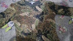 Unique Camouflage Print Top