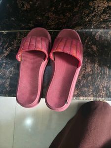 Women's Pink Slide Slippers