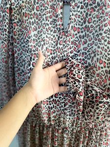 Anima Print Maxi Dress In Size Xxl