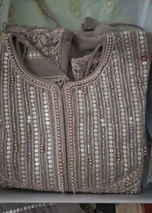 Embellished Kurta Set with Palazzo