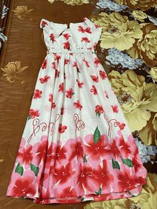 White Floral Maxi Dress