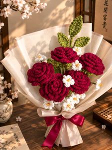 Crocheted Flower Bouquet