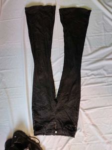 Flared Black Jeans