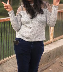 Beautiful Grey Only Top