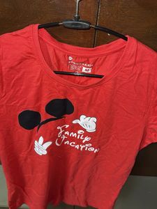 Fun Mickey Mouse "Family Vacation" T-Shirt