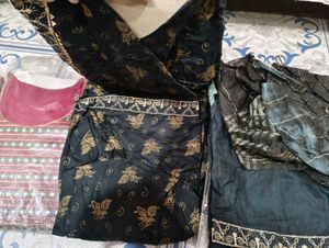 Embroidered Kurta Set with Dupatta