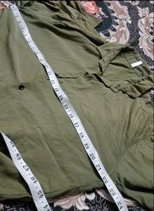 Stylish Olive Green Long Sleeve Shirt