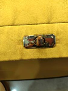 Yellow Suede Crossbody Bag