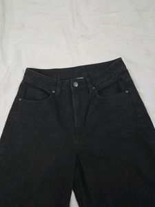 Nuon by Westside Black Wide Leg Jeans