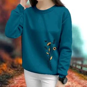 Embroidered Floral Sweatshirt
