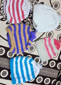Baby Handmade Woolen Caps