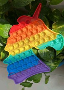 Large size Rainbow Unicorn pop it