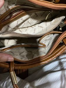 Handbag Medium Size Wenz Brand Brown Colour