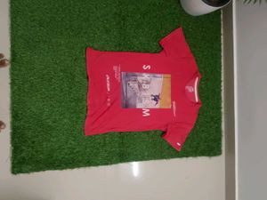 Red Graphic Print T-Shirt