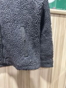 Columbia Grey Full Zip Sherpa Fleece