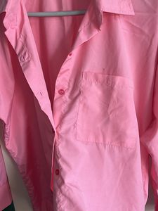 Casual Pink Shirt Unisex