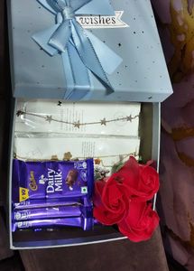 CHOCOLATE HAMPER + BRACELET
