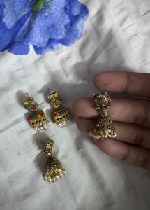 Jhumka Earrings Set