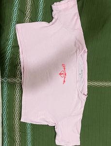 Night Coord With Loose Fit Upto Xxl Pink Colour