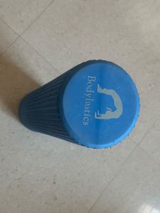 Blue textured foam roller