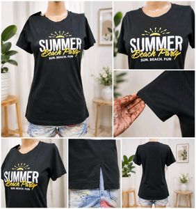 Black Summer Beach Party T-Shirt