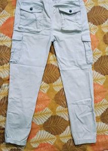 grey colour Cargo Pant for mens size- 28