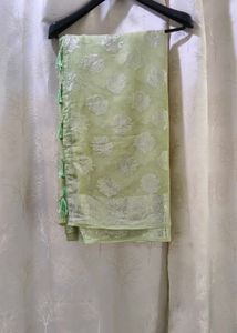 Elegant Light Green Saree