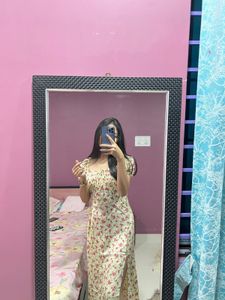 Floral Print Maxi Dress