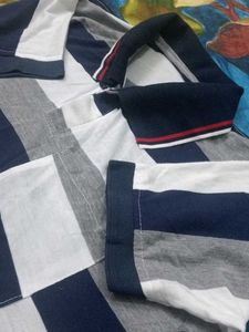 Striped Polo T-Shirt