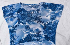 Rose Print Top