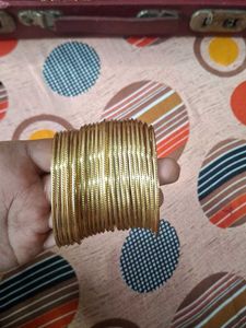 Set of Golden Bangles